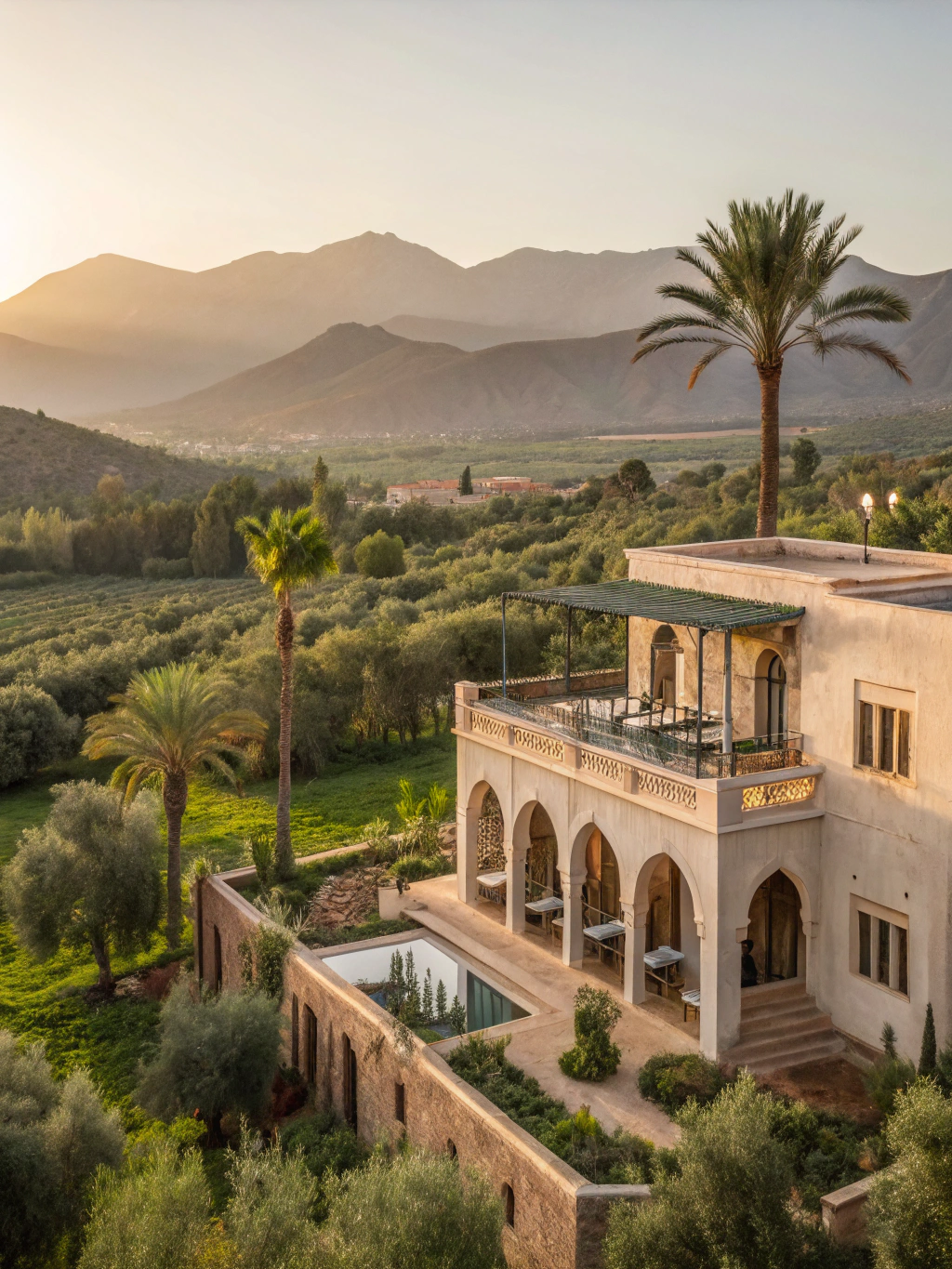 villa de luxe à louer Ourika